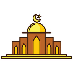 taj mahal vector illustration