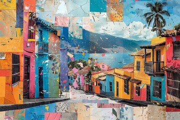 Colombian Rhapsody: Culture and Landscapes Collage

