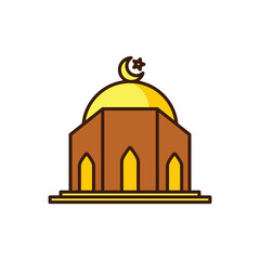 taj mahal vector illustration