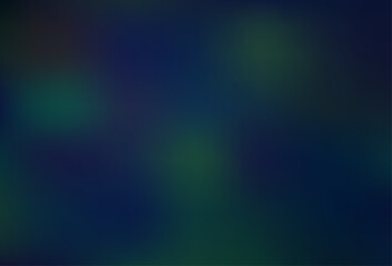 Dark BLUE vector blurred shine abstract background.