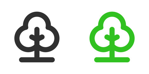 Tree sign icon vector illustration