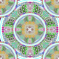 pattern with circles  seamless pattern illustration abstract