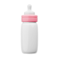 baby milk feeding bottle, 3D illustration