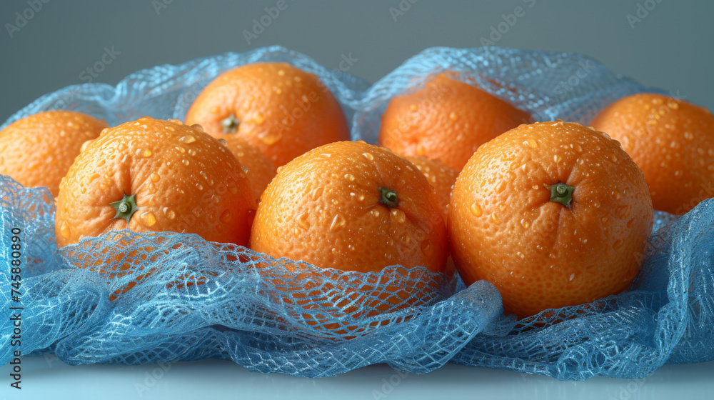 Canvas Prints tangerines, mandarin in a basket