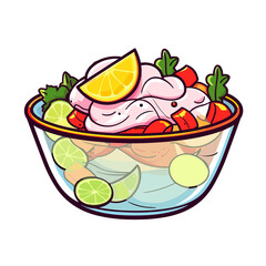 Food icon - minimalist simple food illustration clipart icon vector jpg png white background that have some abstact clear vibes.
