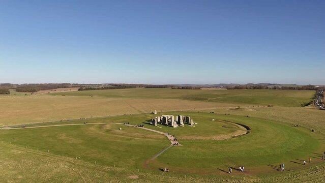 Stonehenge bathed in Sunshine