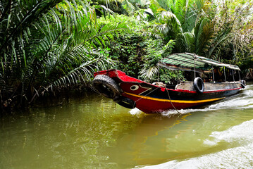 boat on the river