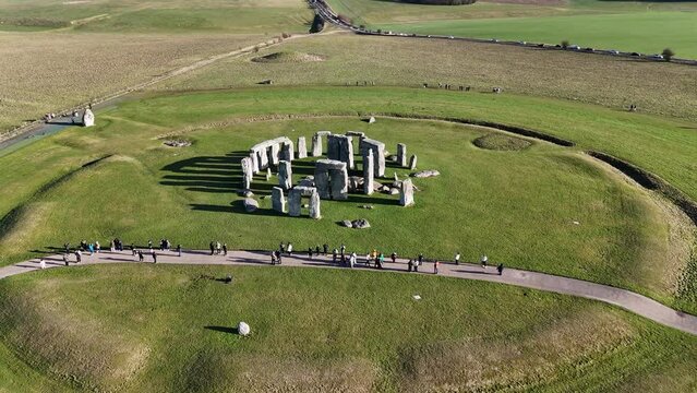 Stonehenge bathed in Sunshine