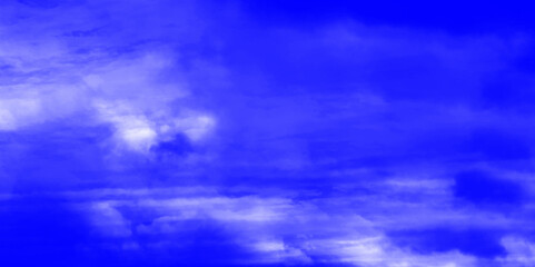 Modern Clouds and sky with pastel colors Sweet color with beautiful nature. Blue watercolor canvas texture background. The sky, white clouds, a beautiful background for design and presentation. 

