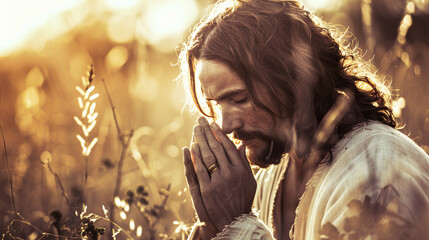 With a heart heavy with burdens, Jesus turns to God in prayer, his words a melody of longing and...