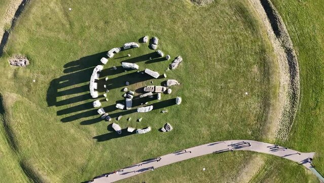 Stonehenge bathed in Sunshine