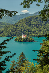 Lake Bled, lake in the Julian Alps of the Upper Carniolan region of northwestern Slovenia.