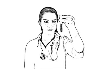 person with headache