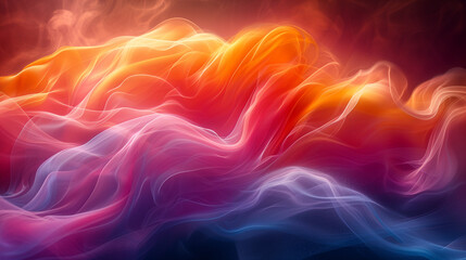 Obraz premium Red and yellow flower. AI generated art illustration.