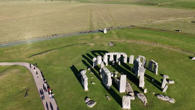 Stonehenge bathed in Sunshine