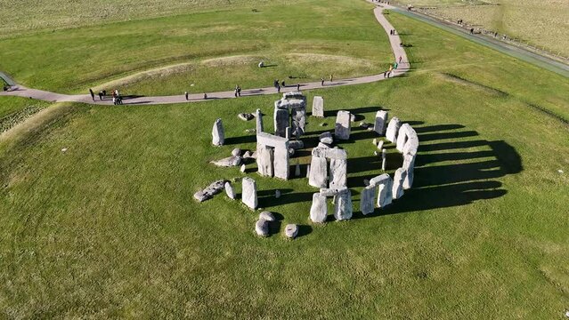 Stonehenge bathed in Sunshine