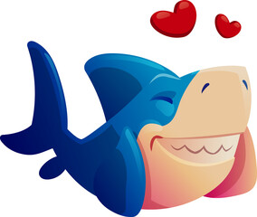 Lovely Shark Mascot
