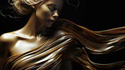 The Goddess of Justice, depicted with a blindfold, symbolizes fairness, balance, and the impartial rule of law.
