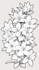 Background with pink and yellow leaves. AI generated art illustration.