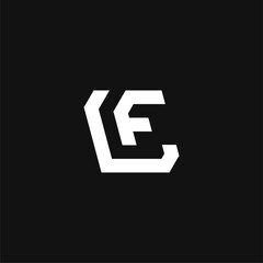 Letter CF and paper logo combination vector icon