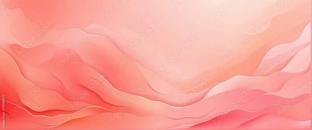 Poster soft hues of abstract peach: vector banner with blurred light, evoking serenity and warmth in a play