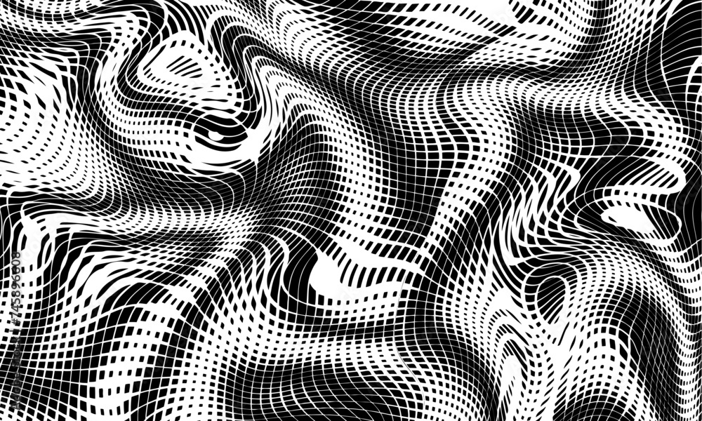 Poster monochrome gradient halftone dots background. vector illustration. abstract grunge dots on white bac