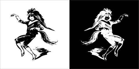  Illustration vector graphics of ChildDarling icon