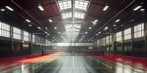 Gordijnen Badminton venue, formal competition venue © Jing