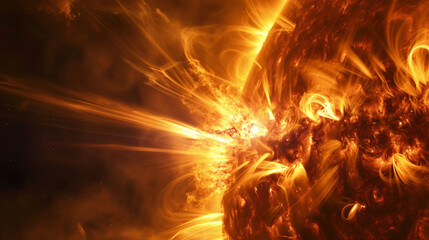 A Dynamic and Fiery Solar Flare Bursts with Inten