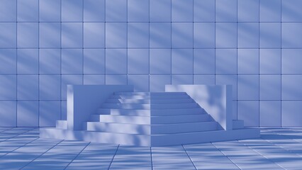 This 3D render showcases positioned on a podium, symbolizing its significance and prominence in the realm of e-commerce..