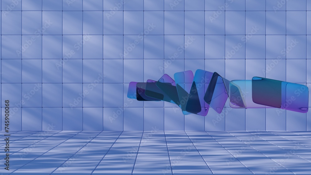 Aufkleber a rectangular shape, featuring four straight sides with opposite sides of equal length and right ang