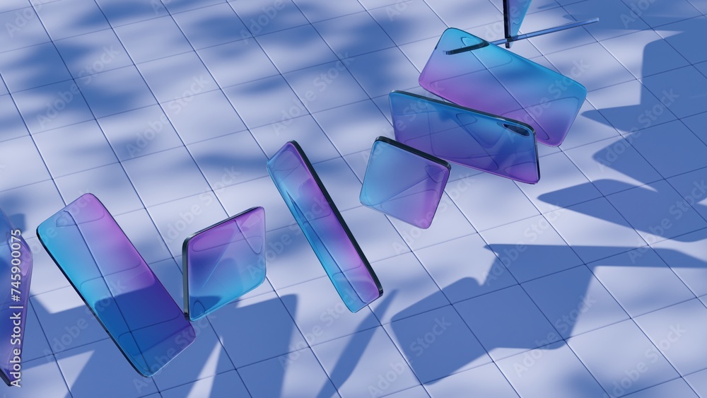 Aufkleber a rectangular shape, featuring four straight sides with opposite sides of equal length and right ang