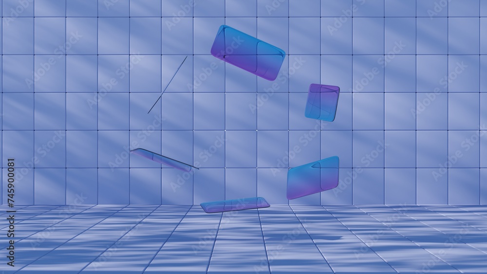 Aufkleber a rectangular shape, featuring four straight sides with opposite sides of equal length and right ang