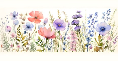 flowers on a meadow