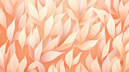 Warm, light leaf pattern embraces the beauty of the season