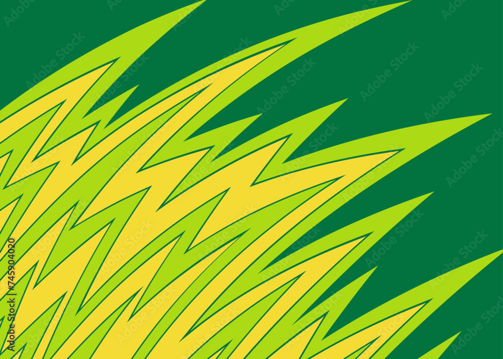 Poster abstract background with gradient curved zigzag line pattern. natural background