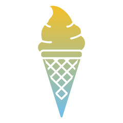 Ice Cream Flat Gradient Style