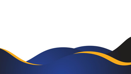 Blue ocean wave background wallpaper vector image. Illustration of graphic wave design for backdrop or presentation