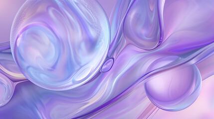 Abstract background with water. AI generated art illustration.