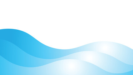 Blue ocean wave background wallpaper vector image. Illustration of graphic wave design for backdrop or presentation