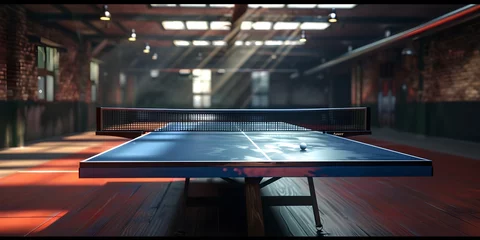 Foto op Canvas Table tennis, World Cup table tennis standard table tennis table © Jing