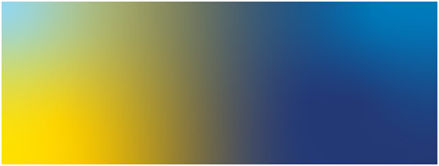 Obraz premium Gradient with Blue light and Yellow Background with shadow. PPT Template Vector