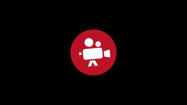 red animation movie film icon