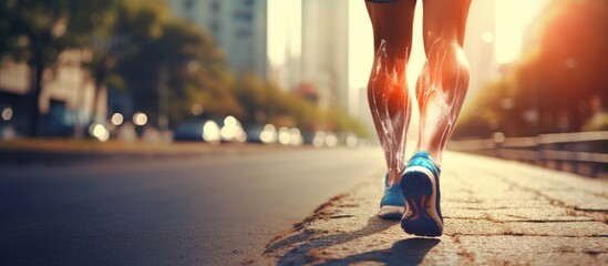 Athlete Experiences Periosteum Injury While Running on Urban Street