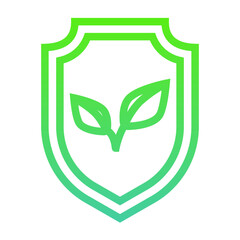 Plant Protection Gradient Linear Style