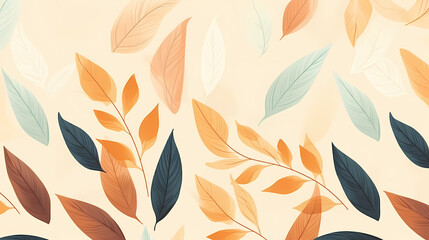 Abstract fabric, botanical art background