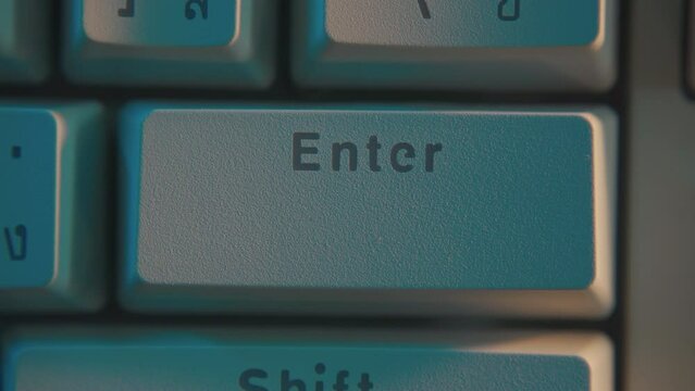 Pressing Enter key on a mechanical keyboard