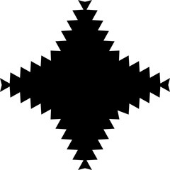 Zig zag edge geometric shape collection. Wavy element