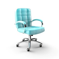 Obraz premium Office chair aquamarine