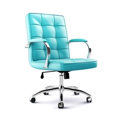 Obraz premium Office chair aquamarine